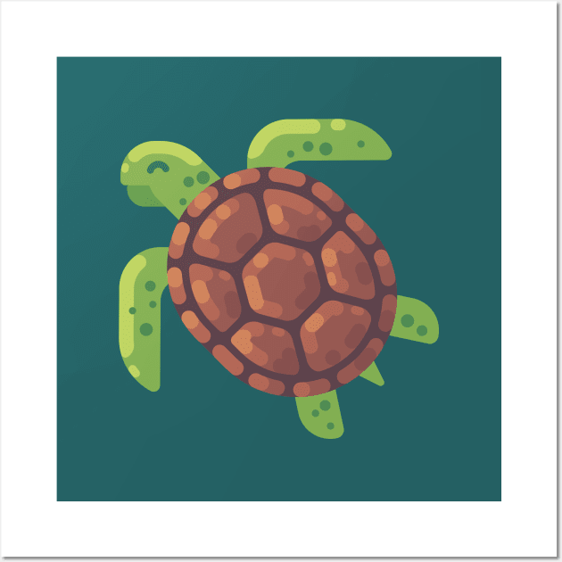 Turtle Wall Art by IvanDubovik